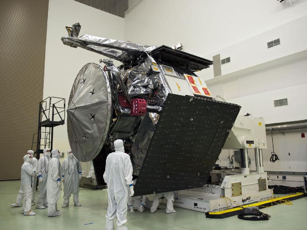 juno-spacecraft being Tested at Lockheed Martin Aerospace