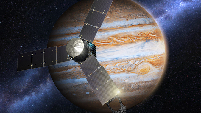 NASA Juno Spacecraft in Jupiter Orbit
